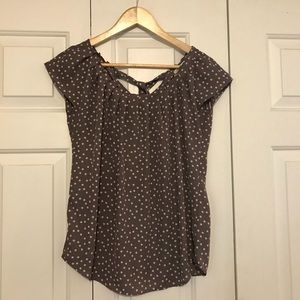 Lauren Conrad polka dot top